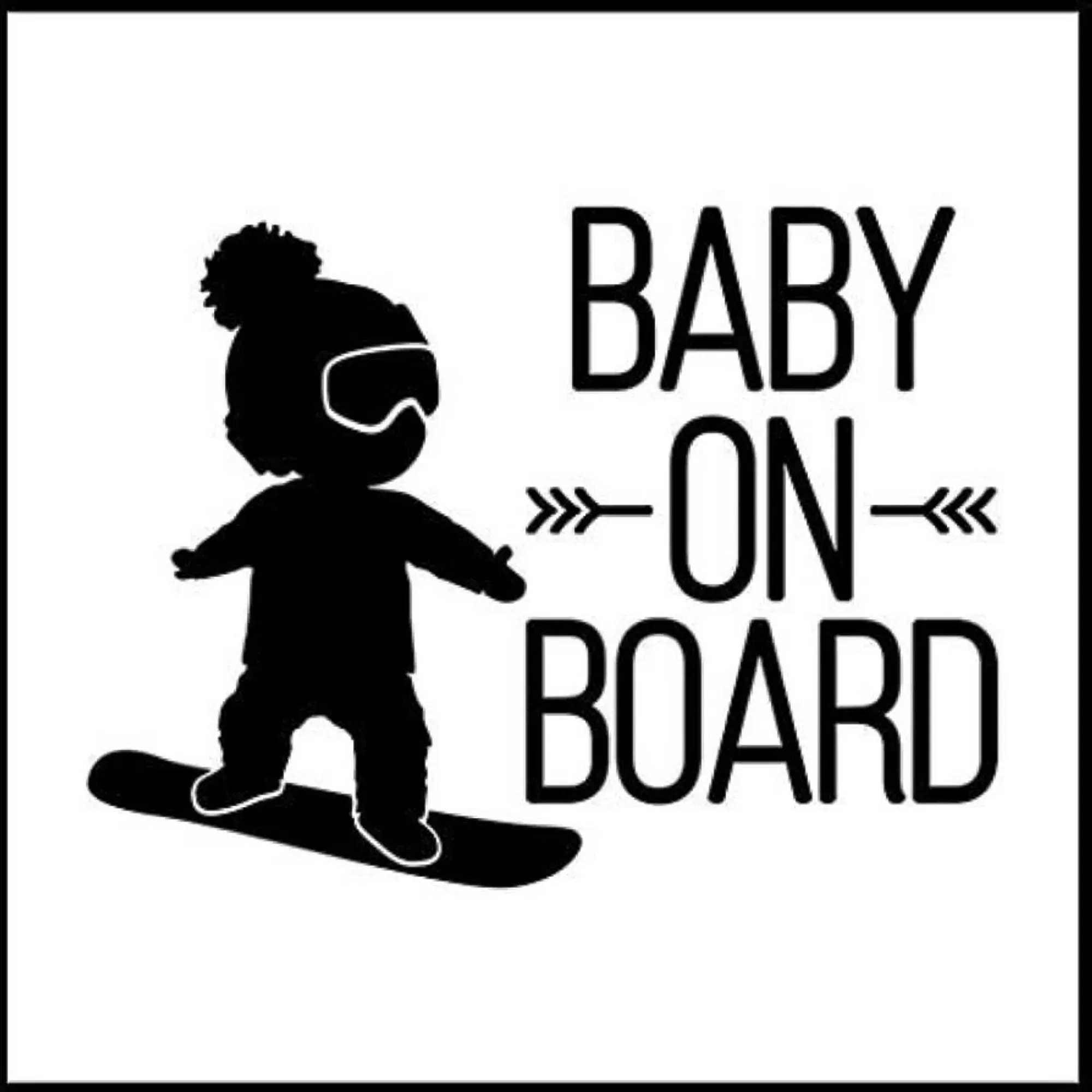 Baby on SnowBoard