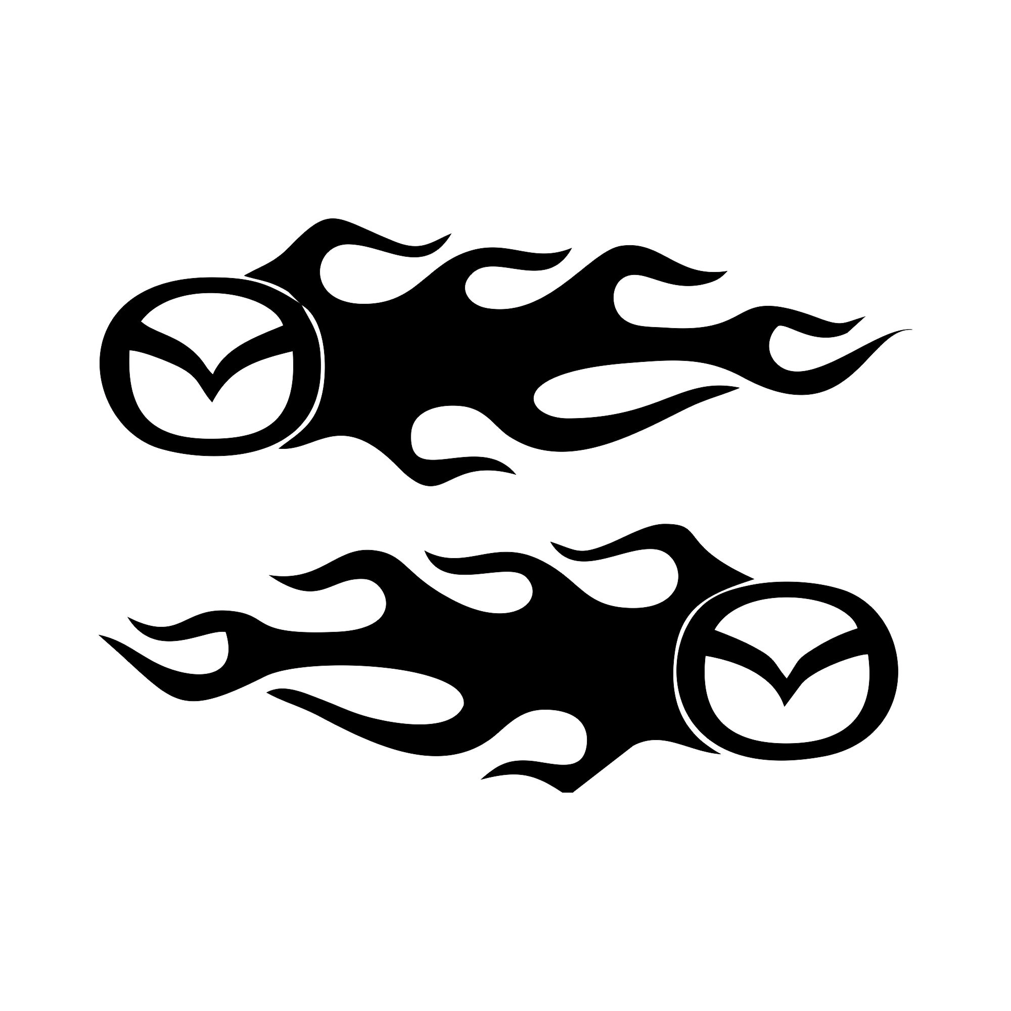 Set Mazda Flames