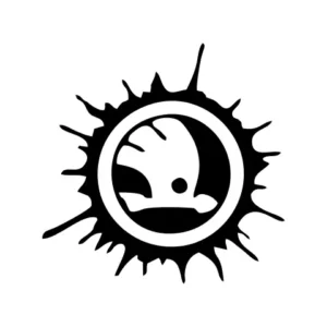 sticker skoda logo5 splash
