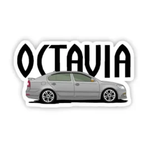 sticker skoda octavia print