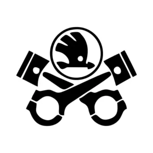sticker skoda pistons