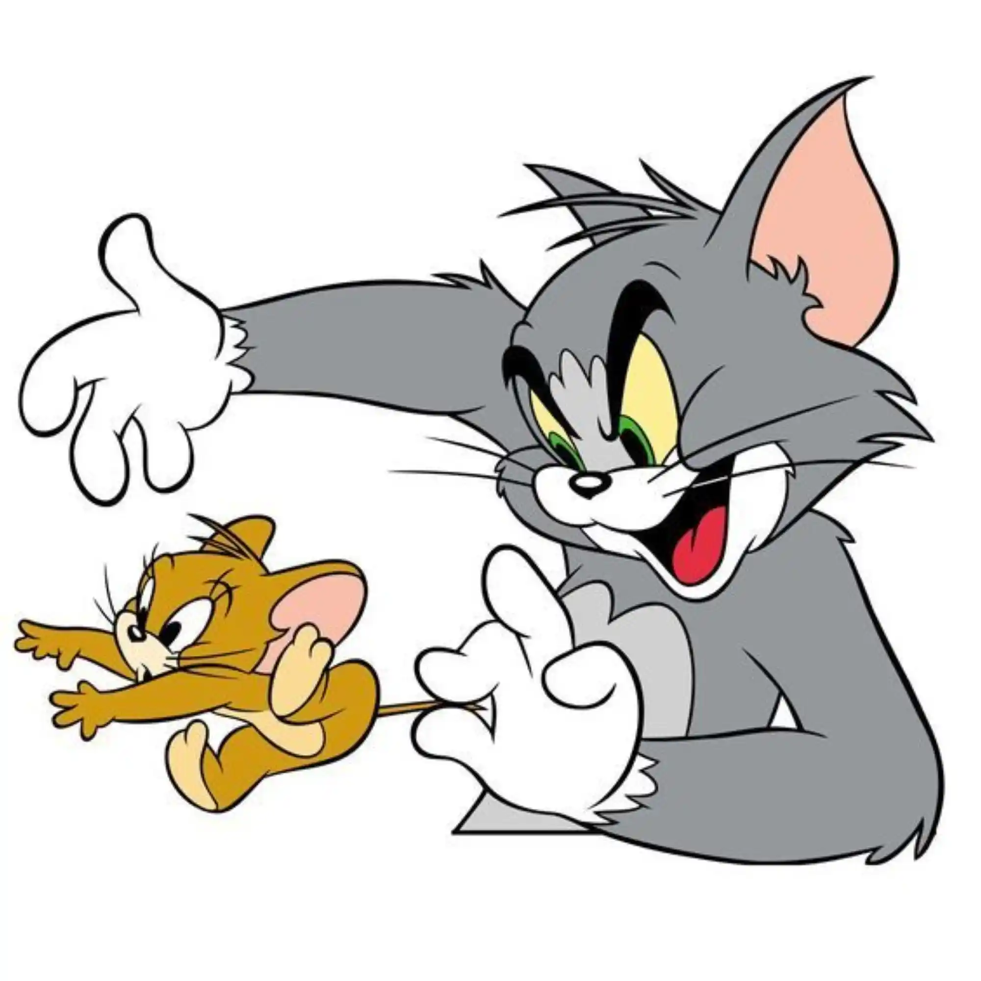 sticker tom jerry play