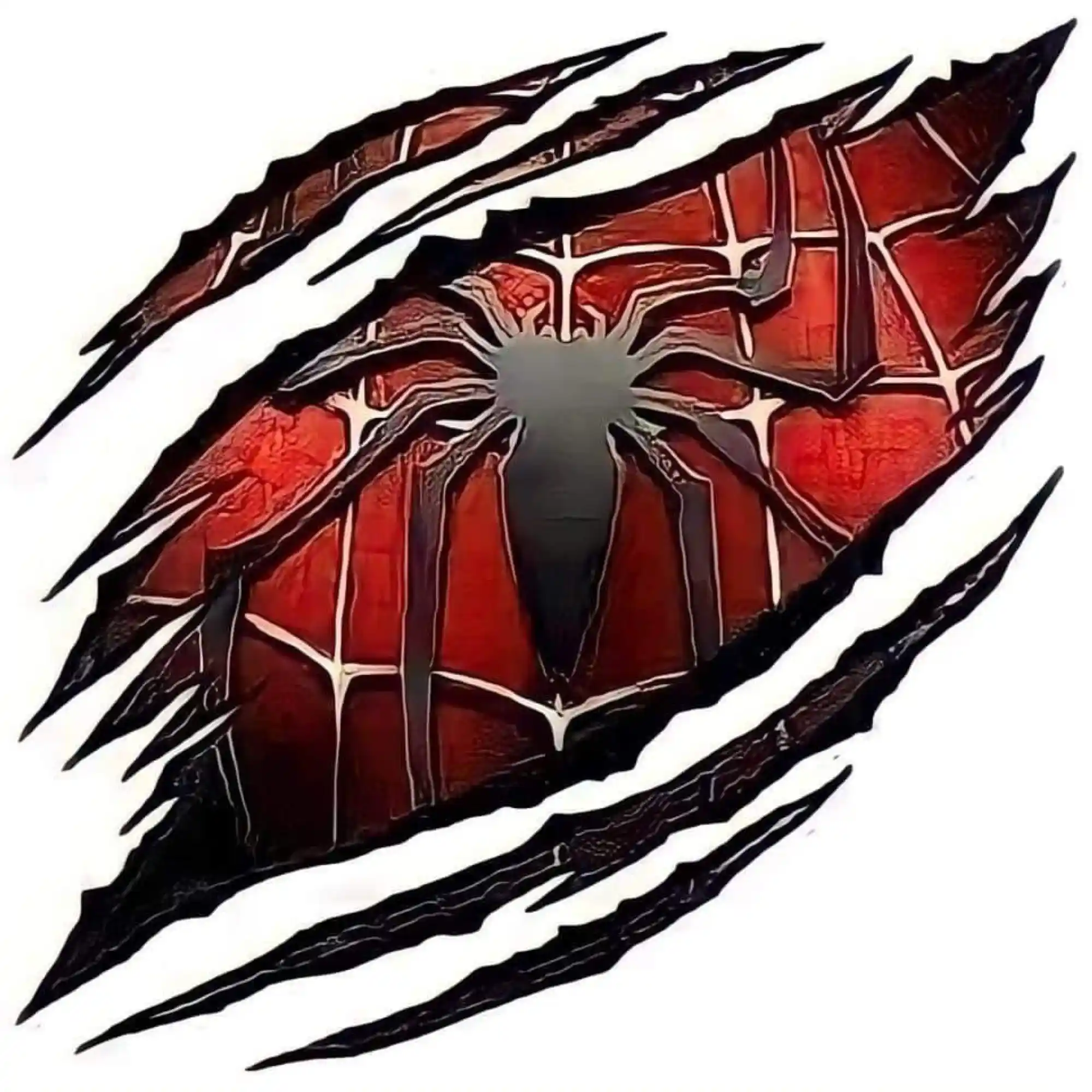 sticker under spider