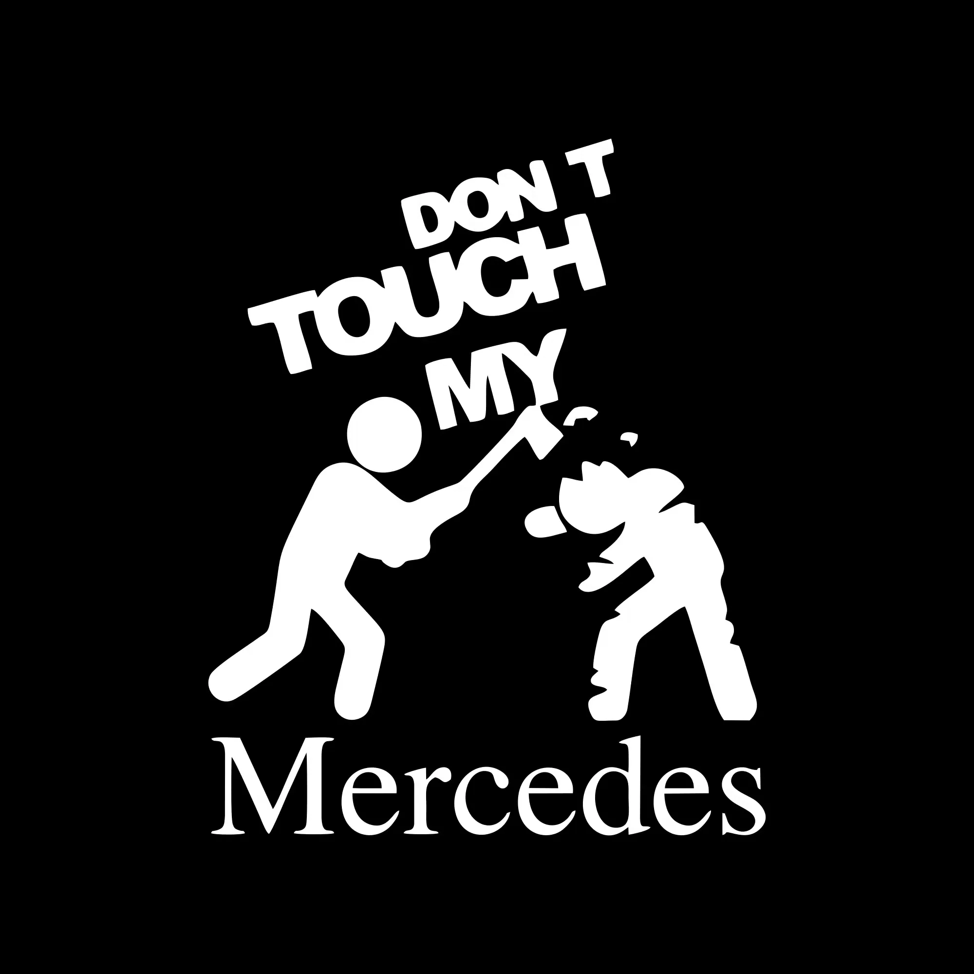 dont touch mercedes2negru