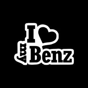 sticker i love benznegru