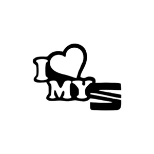 sticker i love my seat 2