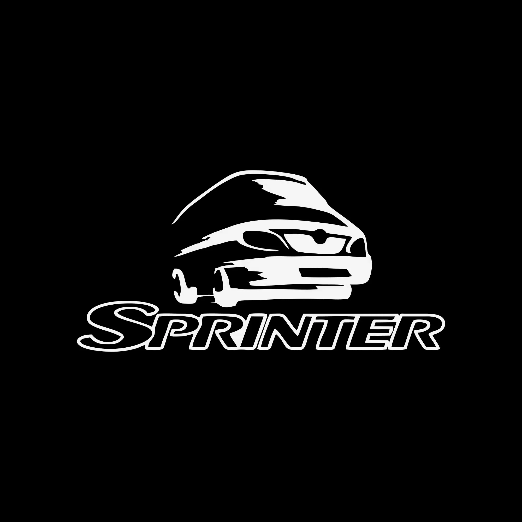 sticker mercedes benz sprinternegru