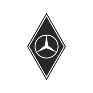 sticker mercedes diamond