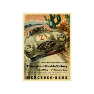 sticker mercedes poster