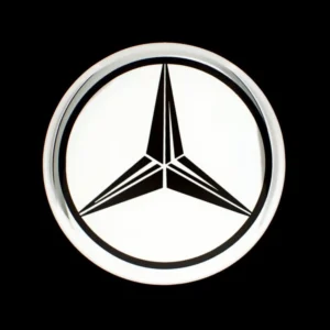 sticker mercedes print logonegru