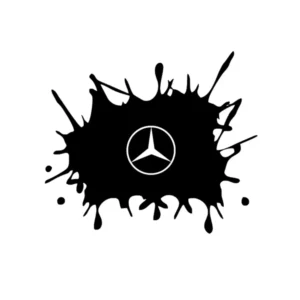 sticker mercedes splash