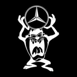 sticker mercedes taznegru