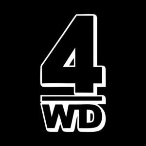 sticker offroad 4wd negru