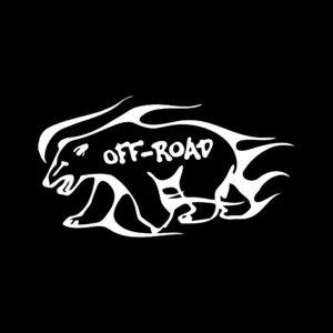 sticker offroad bear negru