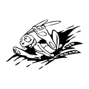 sticker offroad bunny