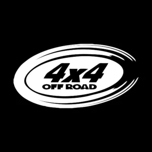 sticker offroad circle negru