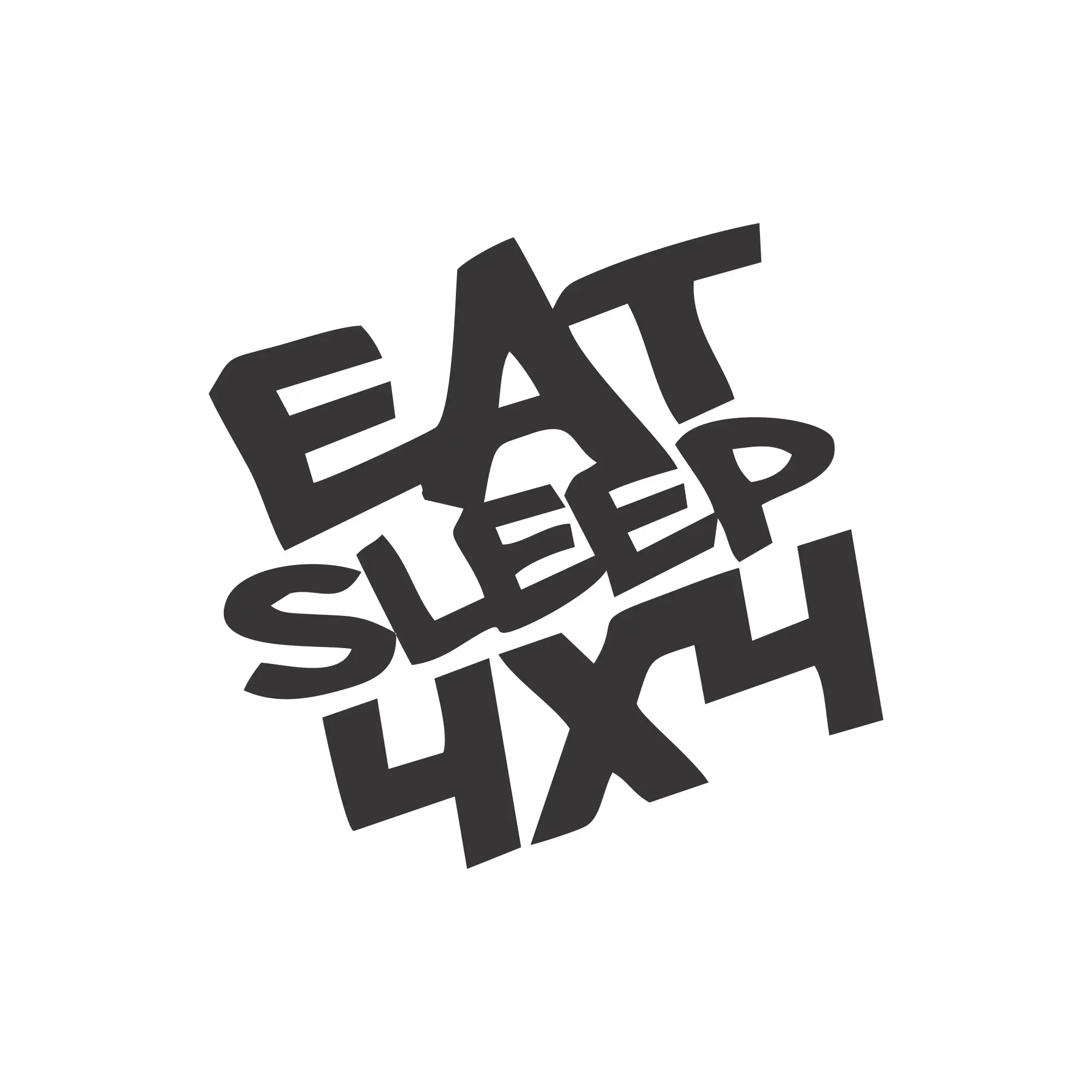 sticker offroad eat sleep 4x4