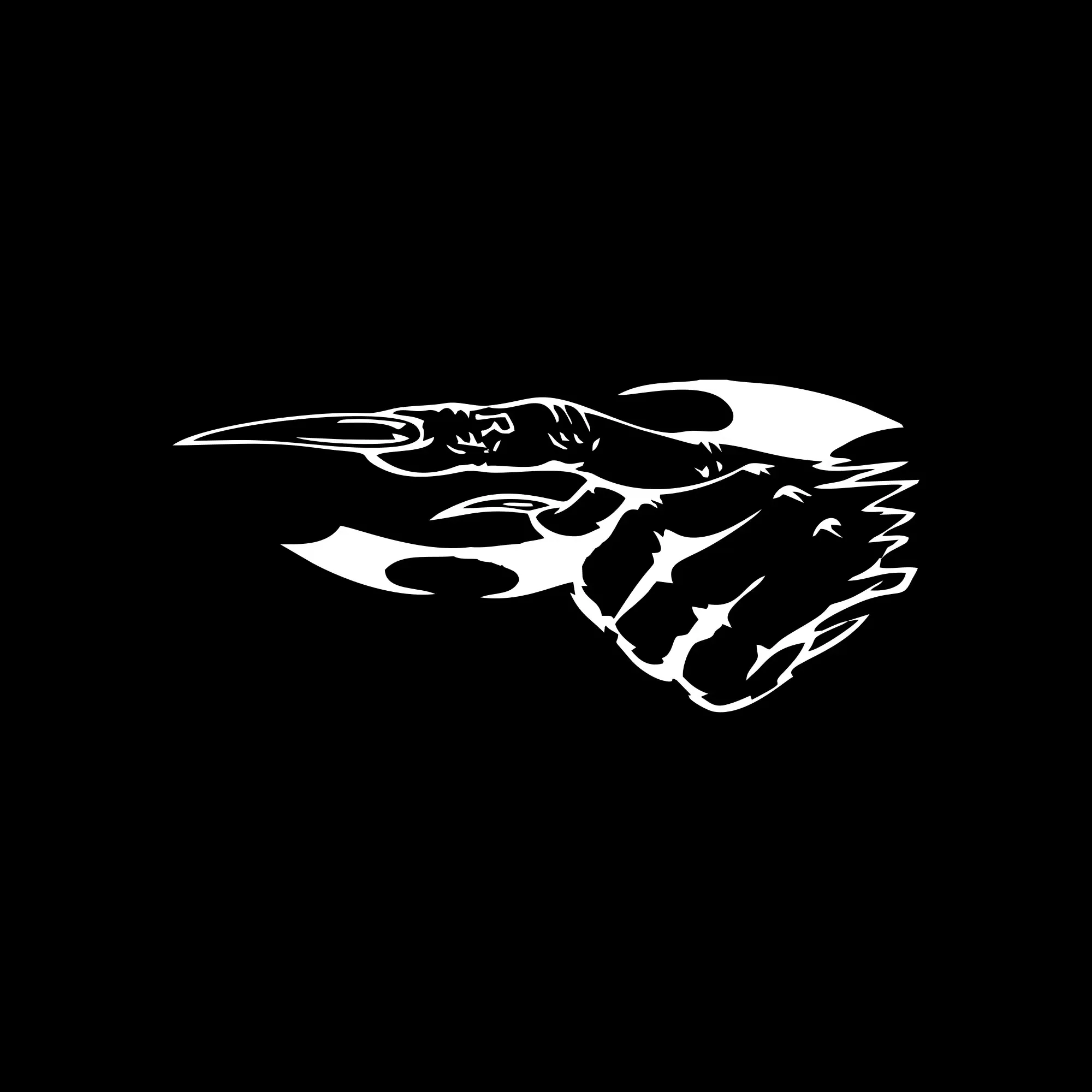 sticker offroad go that way negru