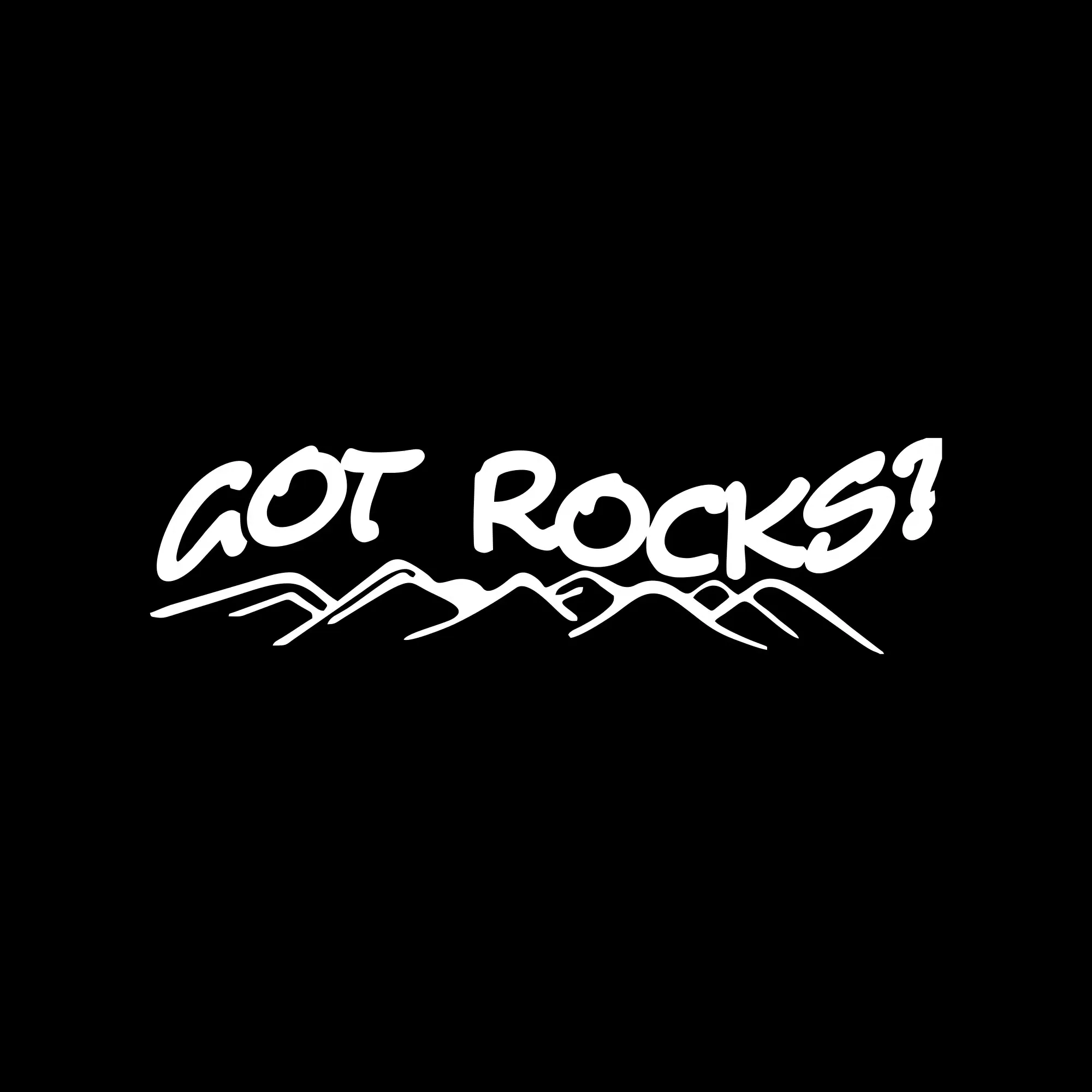 sticker offroad got rocks negru