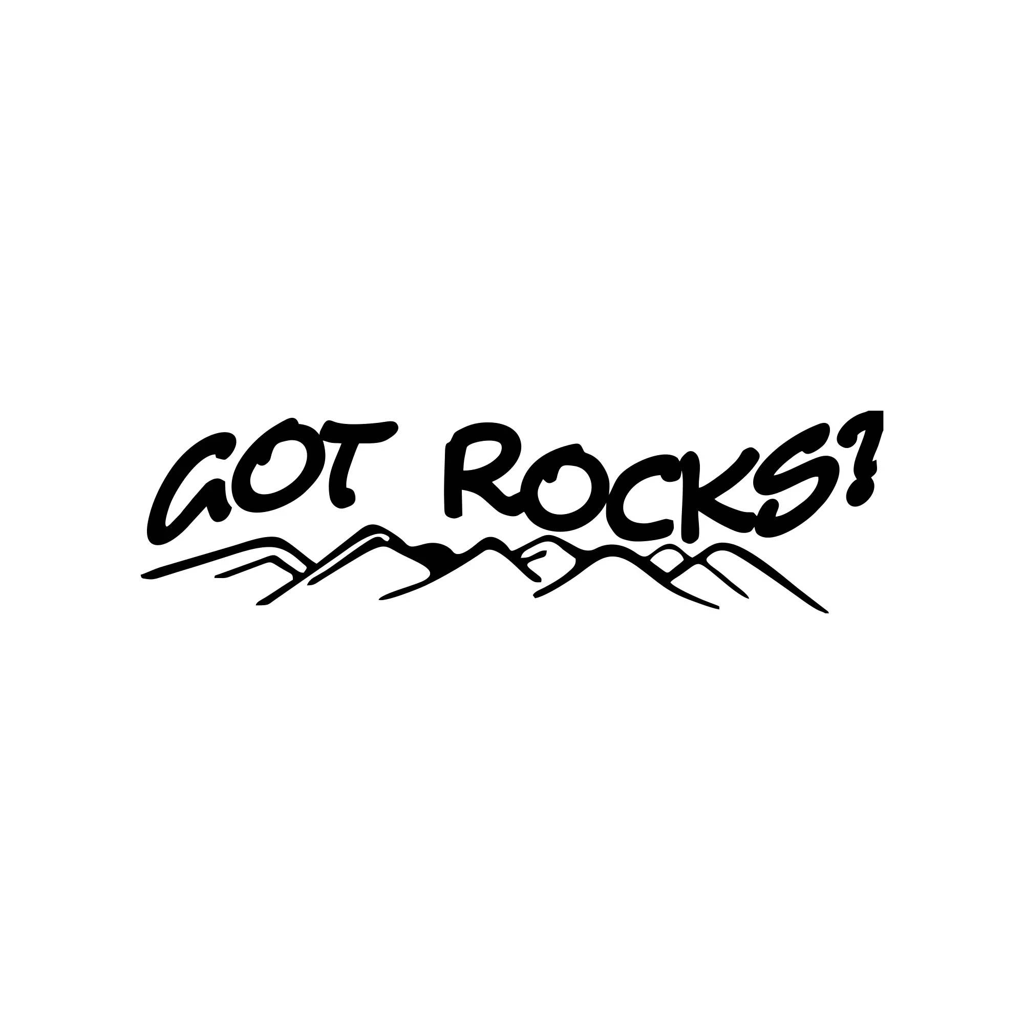 sticker offroad got rocks