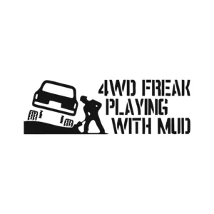 sticker offroad mud player