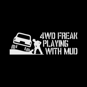 sticker offroad mud player negru