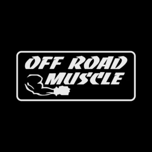sticker offroad muscle negru