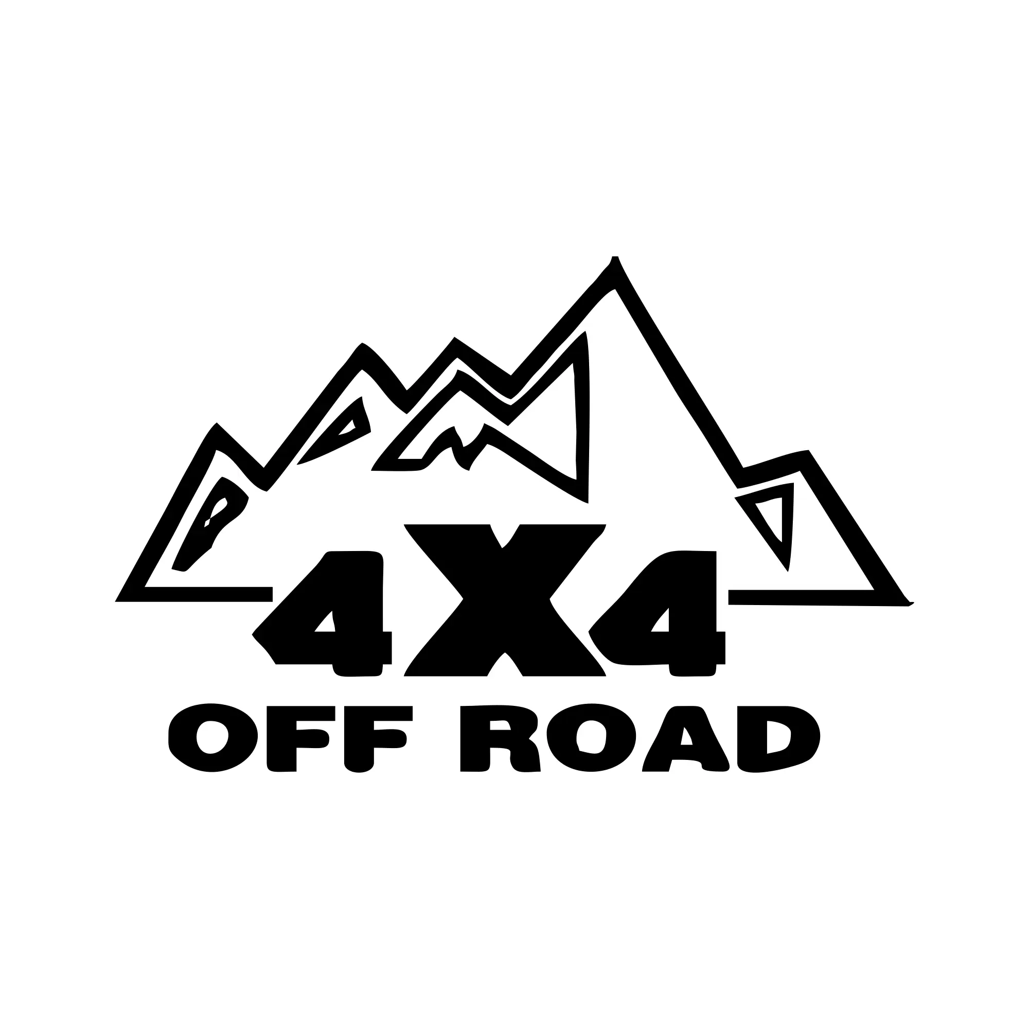 sticker offroad offroad mountains