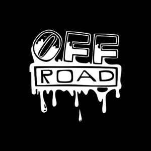 sticker offroad paint negru