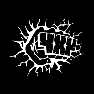 sticker offroad punch negru