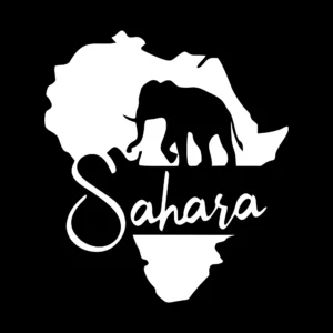 sticker offroad sahara negru