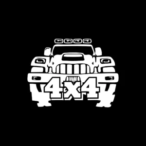sticker offroad tank negru