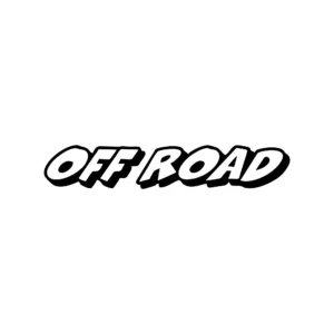 sticker offroad text
