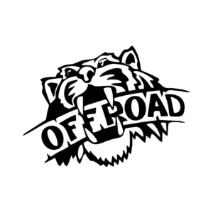 sticker offroad tiger