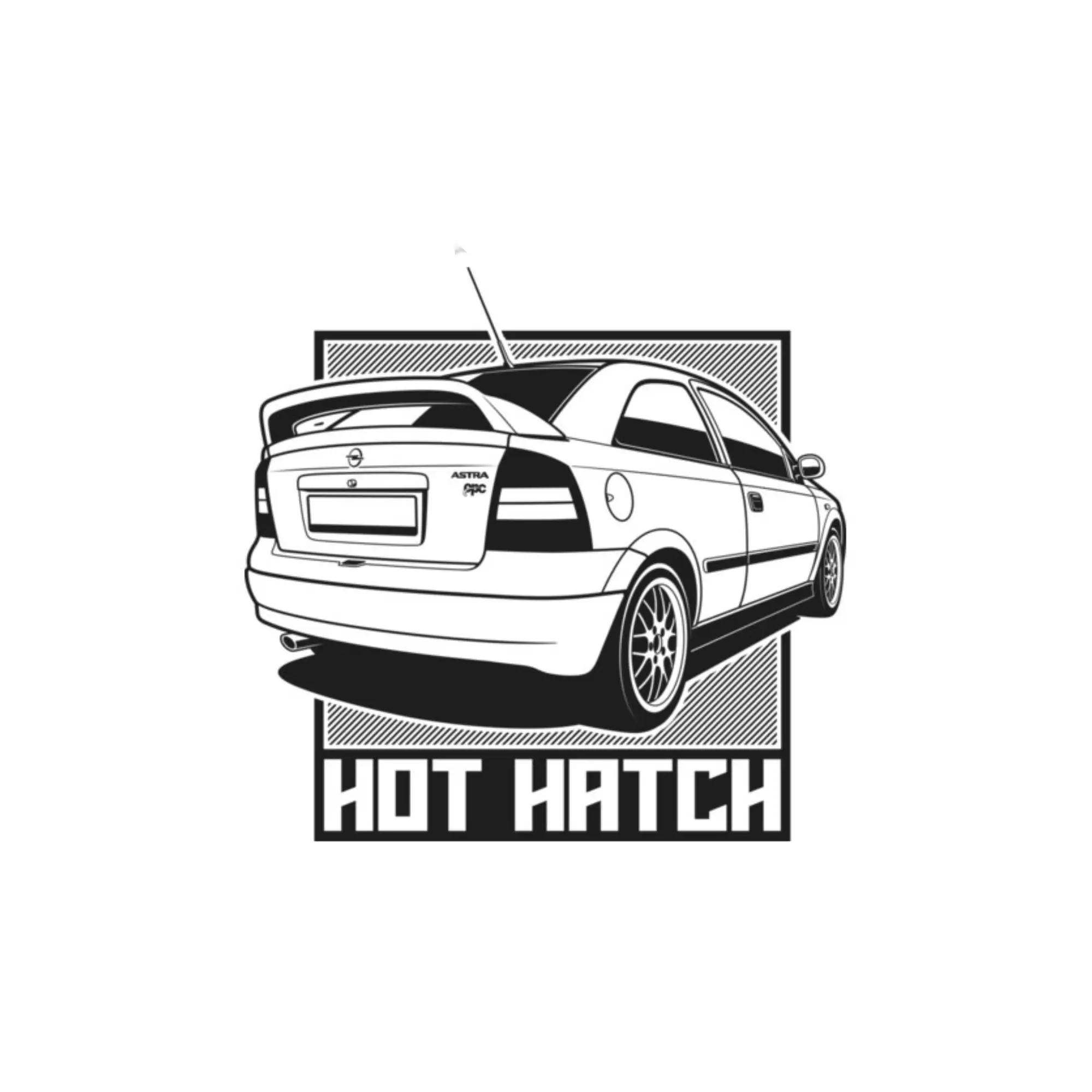 Sticker Opel Hot Hatch Print