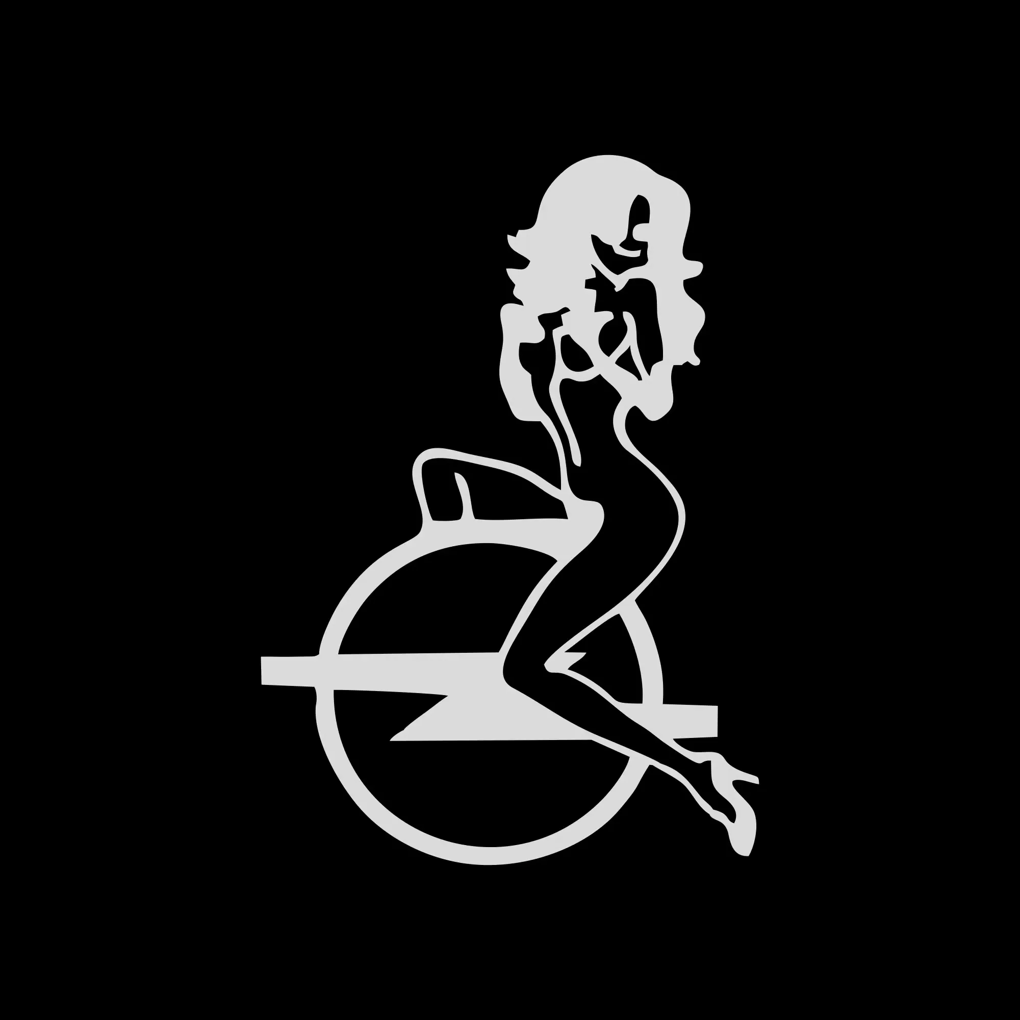 Sticker Opel Sexy Girl 2 - imagine 2