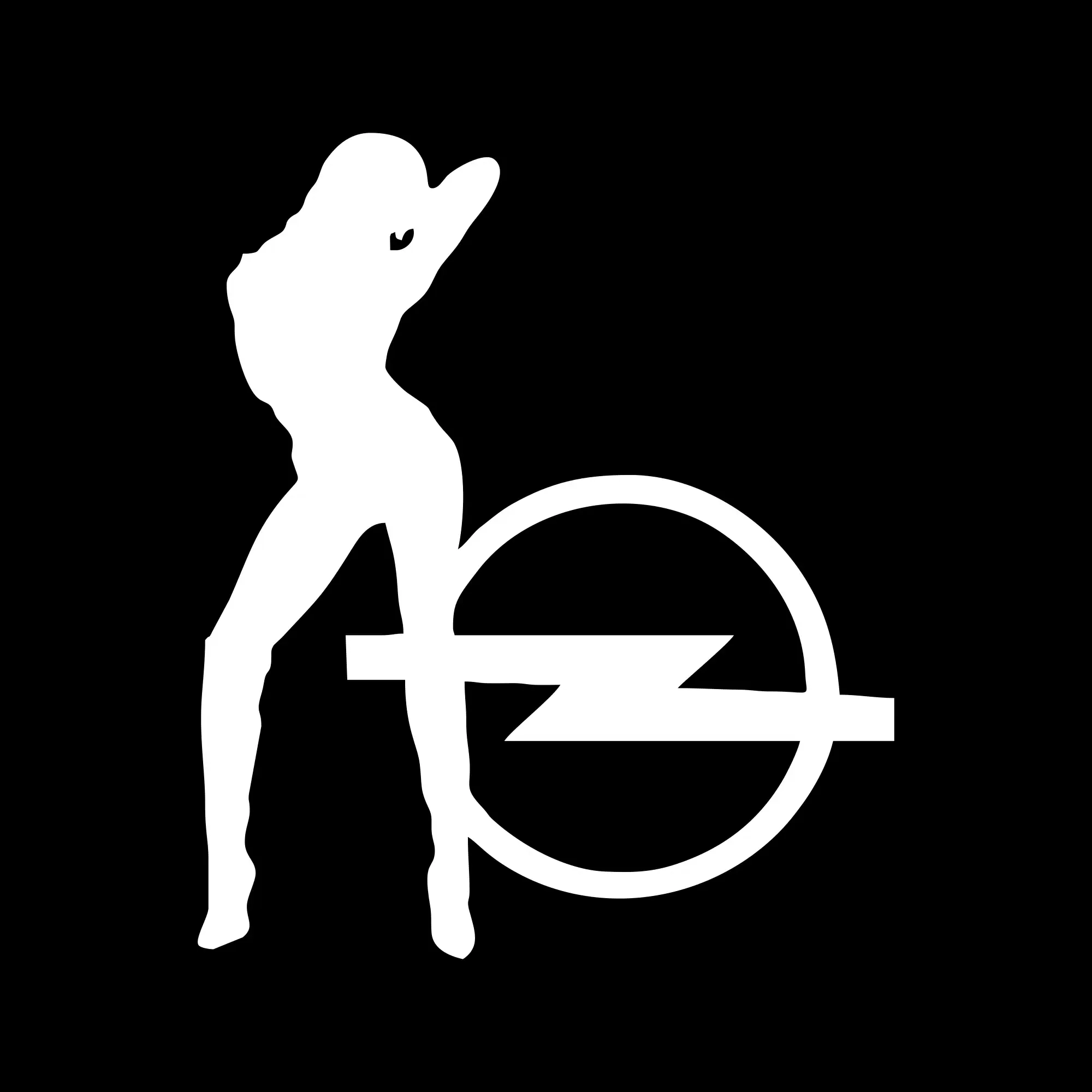 Sticker Opel Sexy Girl 4 - imagine 2