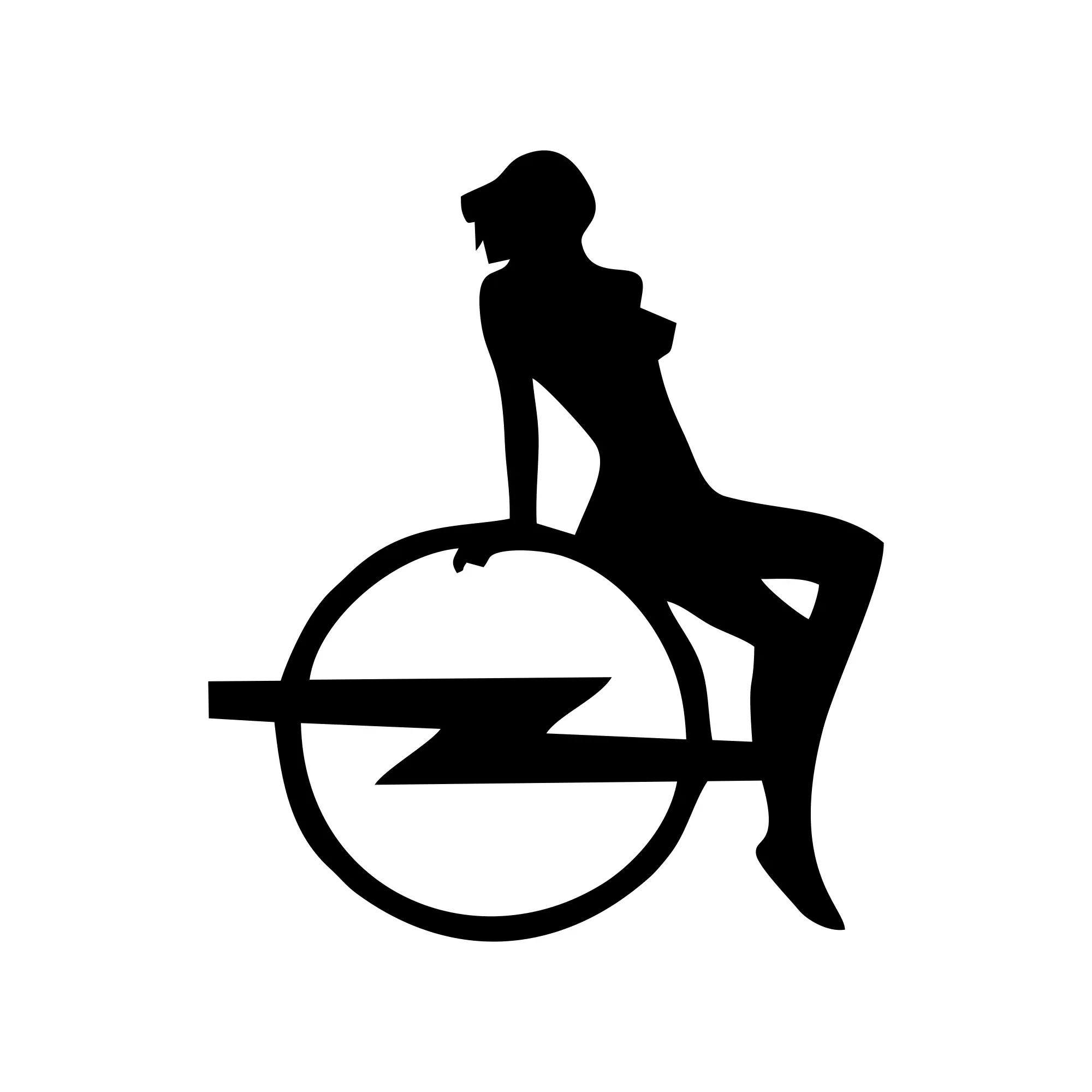 Sticker Opel Sexy Girl 5