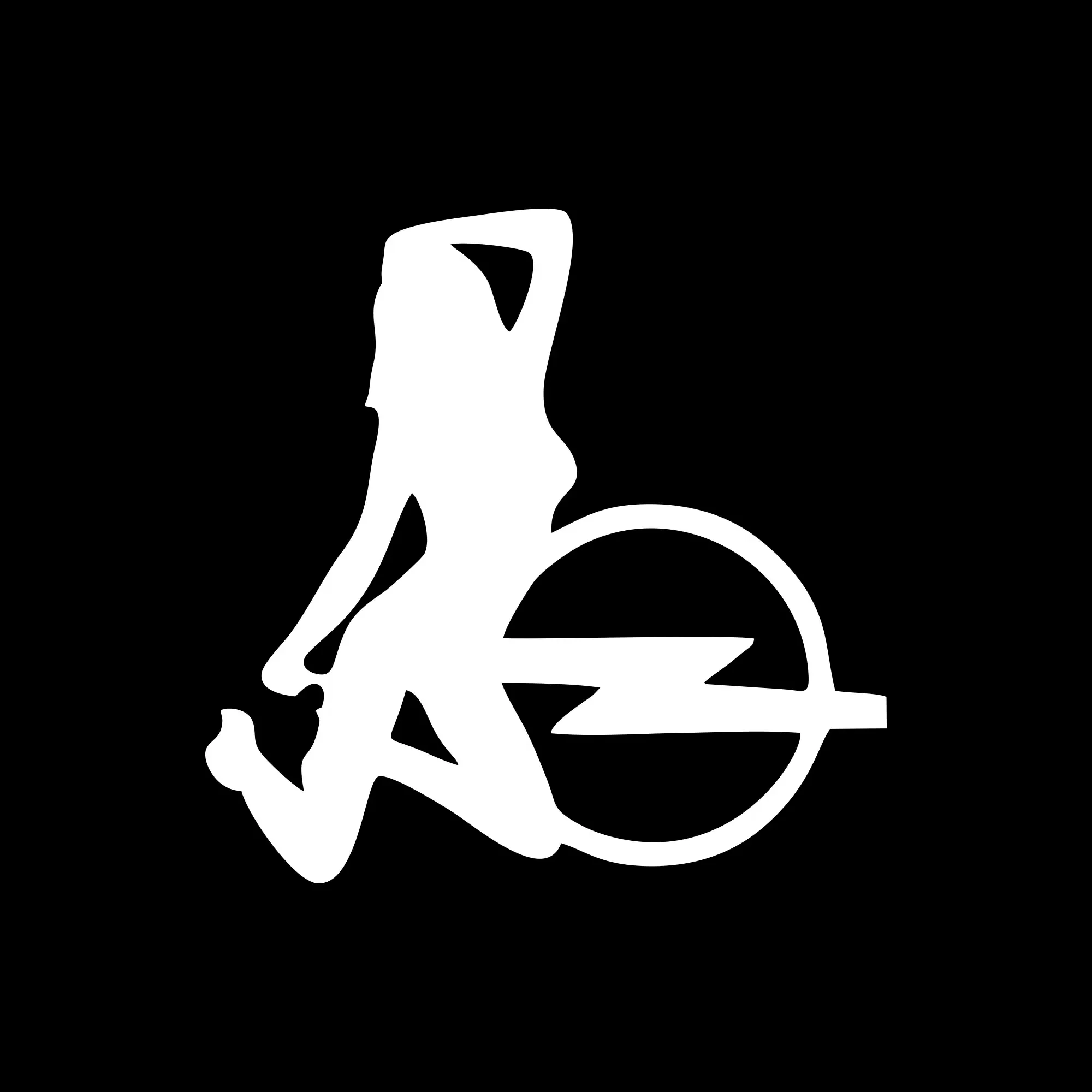 Sticker Opel Sexy Girl 7 - imagine 2