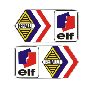 sticker renault elf