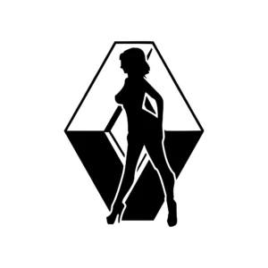 sticker renault girl 5