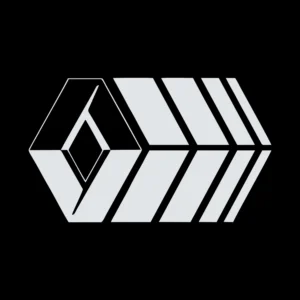 sticker renault logo 2 negru