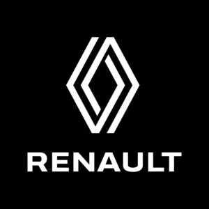 sticker renault logo lines 3 negru