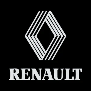sticker renault logo lines negru