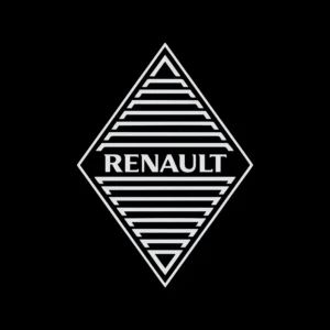 sticker renault logo old negru