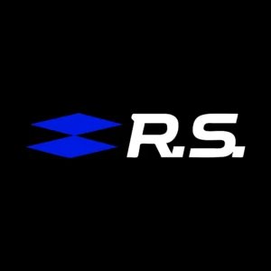 sticker renault logo rs negru