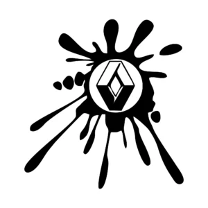 sticker renault logo splash