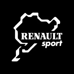 sticker renault nurburgring sport negru