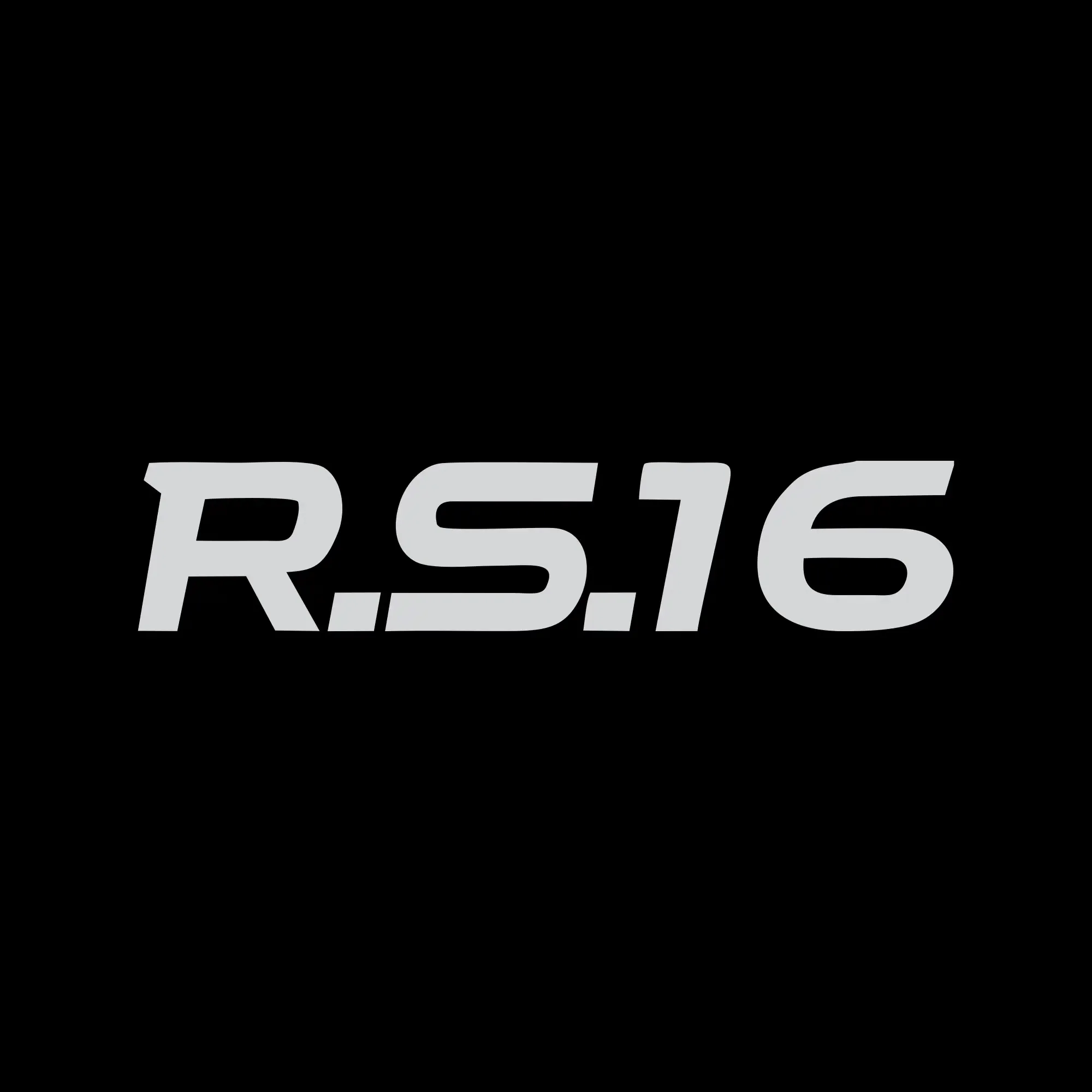 sticker renault rs 1 6 negru