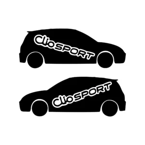 sticker renault set clio sport